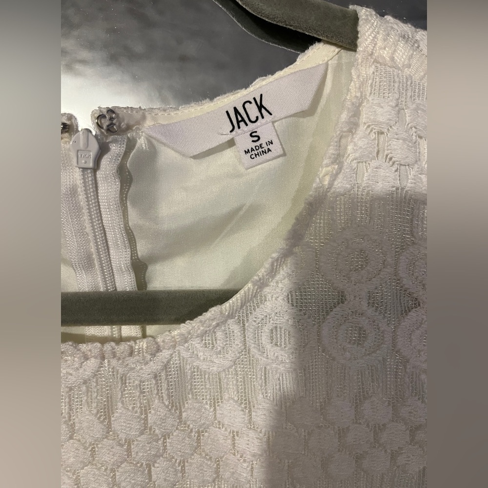 Jack by BB Dakota white lace mini dress - Picture 2 of 4